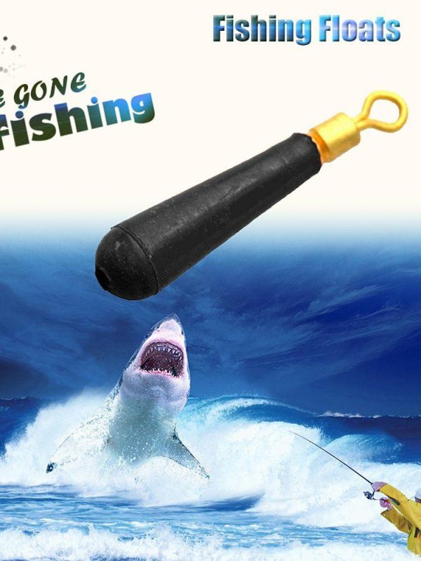 Fishing Gear |   Drift Fishing Floats Copper Head Rubber Bobber Fishing Float Rotation Buoy