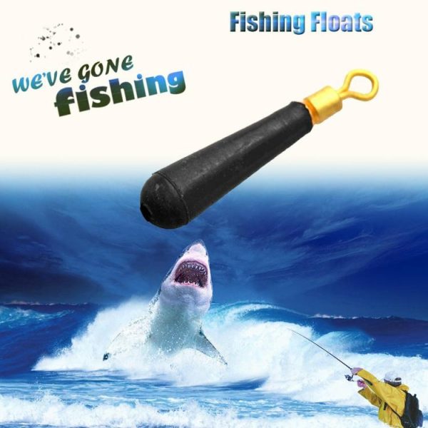 Fishing Gear |   Drift Fishing Floats Copper Head Rubber Bobber Fishing Float Rotation Buoy