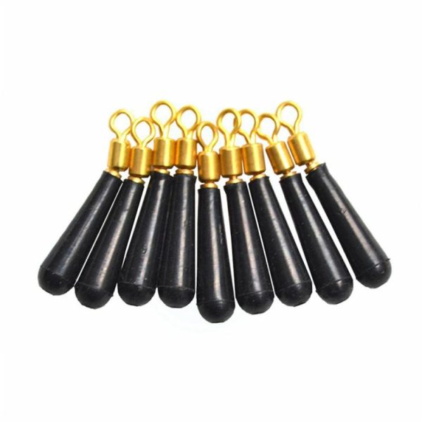 Fishing Gear |   Drift Fishing Floats Copper Head Rubber Bobber Fishing Float Rotation Buoy