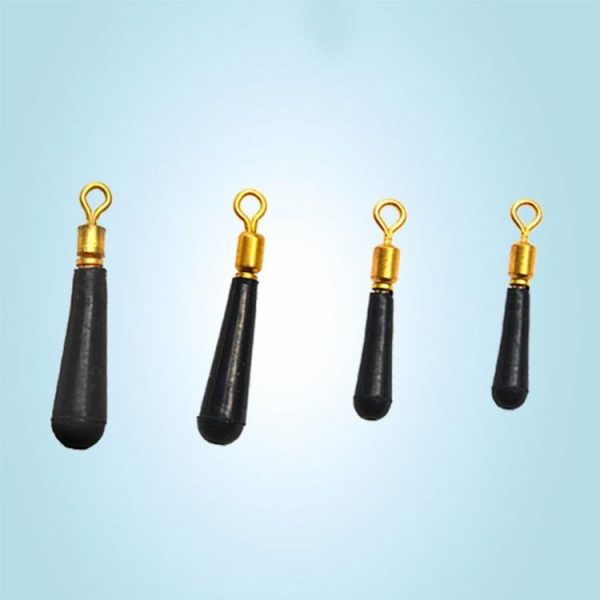 Fishing Gear |   Drift Fishing Floats Copper Head Rubber Bobber Fishing Float Rotation Buoy