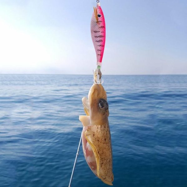 Fishing Gear |   Glowing Squid Hooks 11CM/13.4G Squid Trolling Lure Squid Jigging Fishing Lure