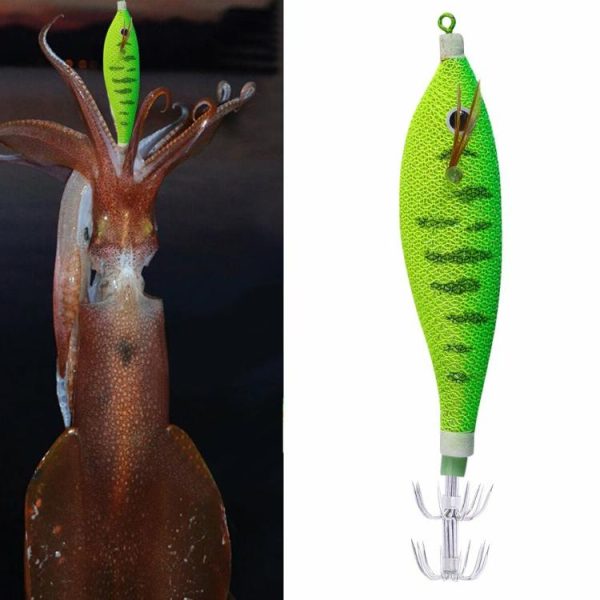 Fishing Gear |   Glowing Squid Hooks 11CM/13.4G Squid Trolling Lure Squid Jigging Fishing Lure