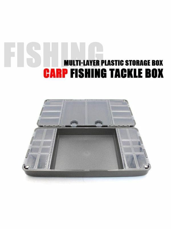 Fishing Gear |   Thickened Carp Fishing Tackle Box Large Capacity Rig Board Storage Case