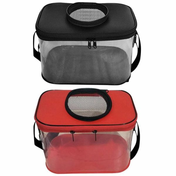 Fishing Gear |   Transparent EVA Fish Bucket Fishing Box Foldable Skylight Breathable Bucket