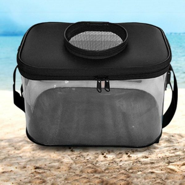 Fishing Gear |   Transparent EVA Fish Bucket Fishing Box Foldable Skylight Breathable Bucket