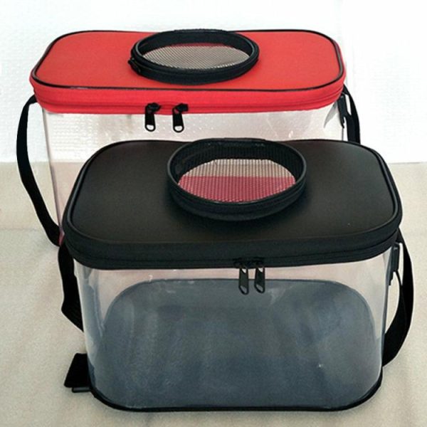 Fishing Gear |   Transparent EVA Fish Bucket Fishing Box Foldable Skylight Breathable Bucket