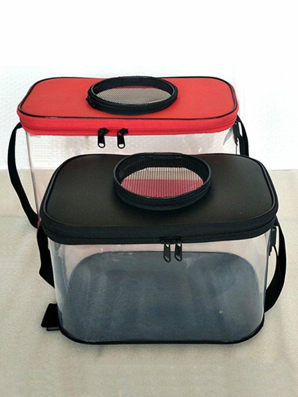 Fishing Gear |   Transparent EVA Fish Bucket Fishing Box Foldable Skylight Breathable Bucket