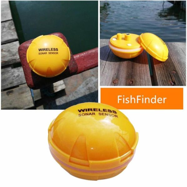 Fishing Gear |   Wireless Slient Sonar Fish Detector USB Rechargeable Bluetooth-Compatible 2.4GHZ