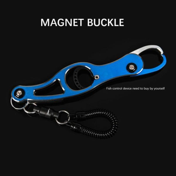 Fishing Supplies |   Fly Fishing Magnetic Net Release Landing Net Holder Keeper with Lanyard