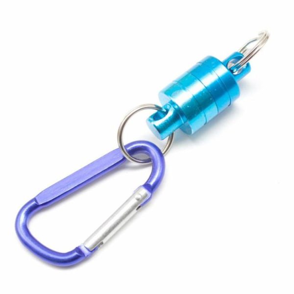 Fishing Supplies |   Outdoor Magnetic Buckle Portable Carabiner Lure Magnet Hanging Clasp Holder