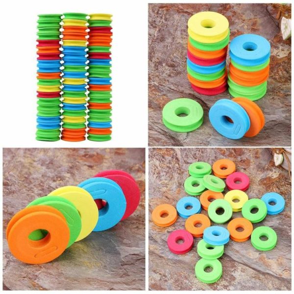 Fishing Tool |   100pcs Foam Winding Wire Board Swivel Spools for Fishing Line Accessories