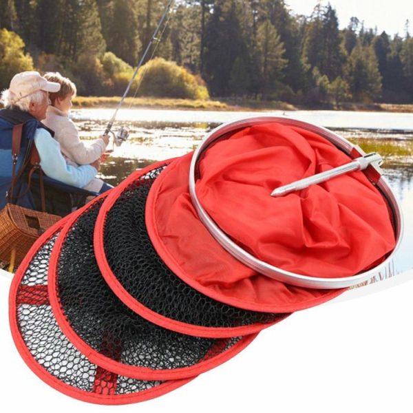 Fishing Tool |   Aluminum Fishing Net Cage Foldable Floating Wire Fish Basket Fishing Gear