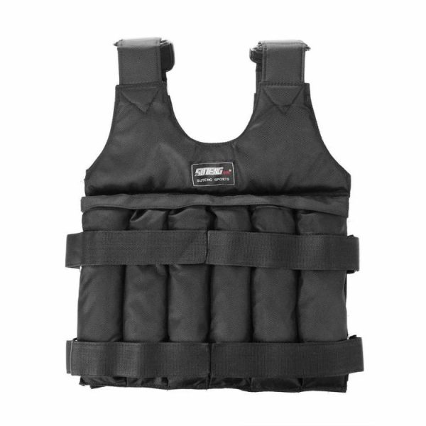 Fitness Equipment |   Durable Weighted Vest Adjustable Weight Training Exercise Waistcoat