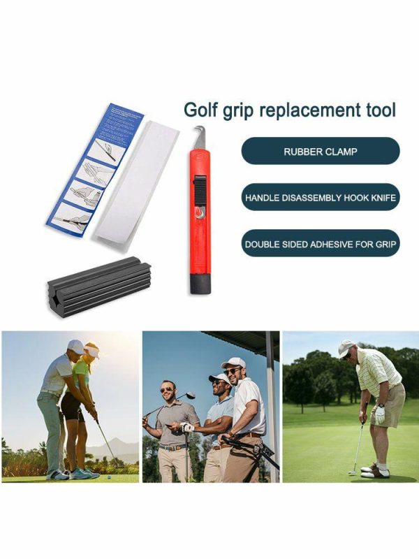 Golf |   Golf Club Grip Repair Kit 13 Golf Grip Tape Strips Golf Club Grip Kit Hook Blade