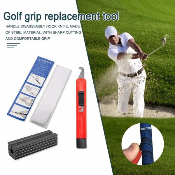 Golf |   Golf Club Grip Repair Kit 13 Golf Grip Tape Strips Golf Club Grip Kit Hook Blade