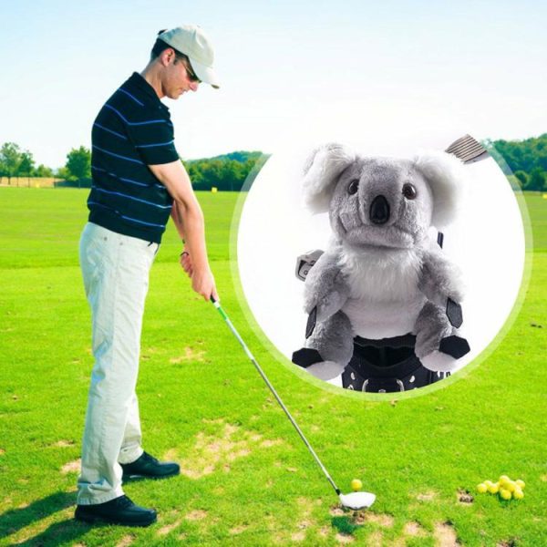 Golf |   Koala Golf Club Headcover Cute Golf Club Head Cover Golf Dust Protector for Gift