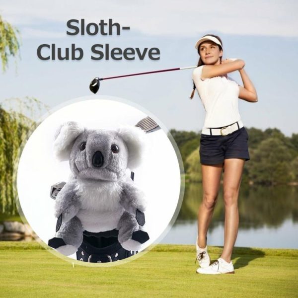 Golf |   Koala Golf Club Headcover Cute Golf Club Head Cover Golf Dust Protector for Gift