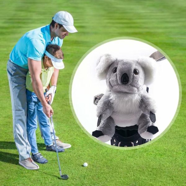 Golf |   Koala Golf Club Headcover Cute Golf Club Head Cover Golf Dust Protector for Gift