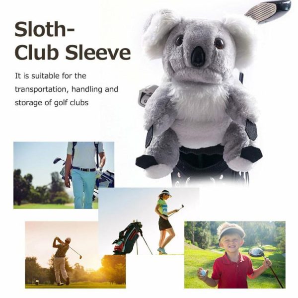 Golf |   Koala Golf Club Headcover Cute Golf Club Head Cover Golf Dust Protector for Gift