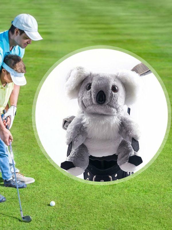 Golf |   Koala Golf Club Headcover Cute Golf Club Head Cover Golf Dust Protector for Gift