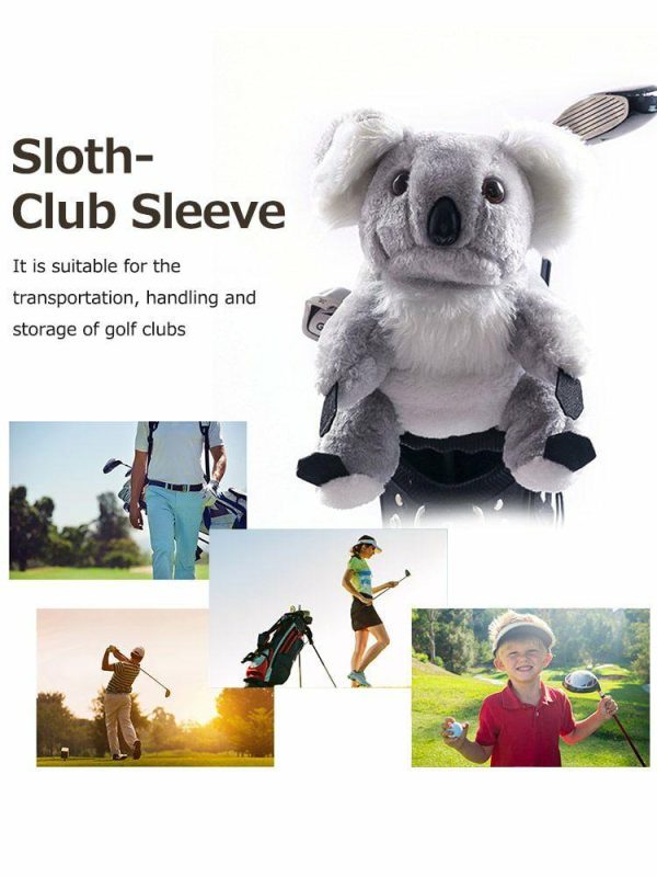 Golf |   Koala Golf Club Headcover Cute Golf Club Head Cover Golf Dust Protector for Gift