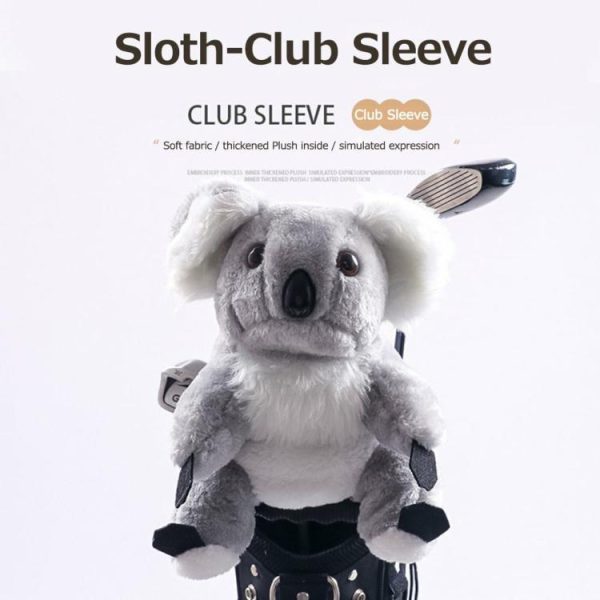 Golf |   Koala Golf Club Headcover Cute Golf Club Head Cover Golf Dust Protector for Gift