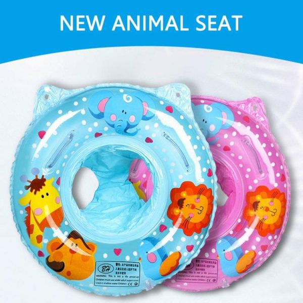 Pool & Accessories |   Animals Swim Circles with Handle Floating Baby Seat Ring Baby Water Sports Toy