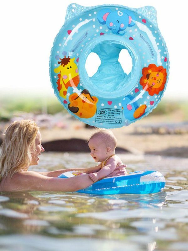 Pool & Accessories |   Animals Swim Circles with Handle Floating Baby Seat Ring Baby Water Sports Toy