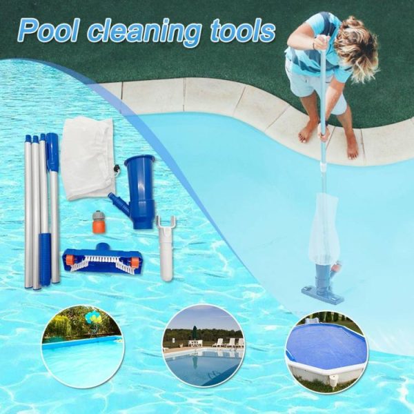 Pool & Accessories |   Bath Vacuum Cleaner Brush Set Pond Fountain Vacuum Cleaner Household Accessories