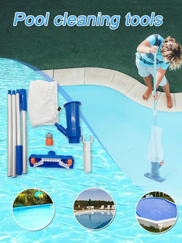 Pool & Accessories |   Bath Vacuum Cleaner Brush Set Pond Fountain Vacuum Cleaner Household Accessories