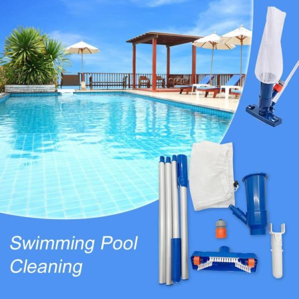 Pool & Accessories |   Bath Vacuum Cleaner Brush Set Pond Fountain Vacuum Cleaner Household Accessories