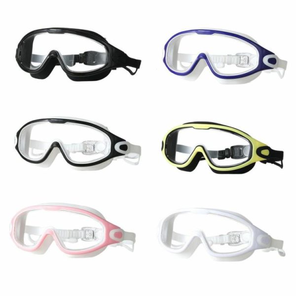 Pool & Accessories |   Flat Light Snorkeling Diving Goggles Adjustable Adult Men Women for Water Sports