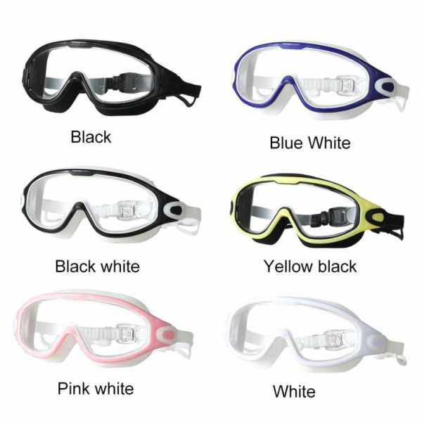 Pool & Accessories |   Flat Light Snorkeling Diving Goggles Adjustable Adult Men Women for Water Sports