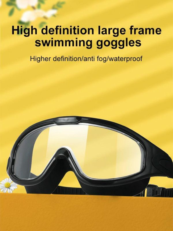 Pool & Accessories |   Flat Light Snorkeling Diving Goggles Adjustable Adult Men Women for Water Sports