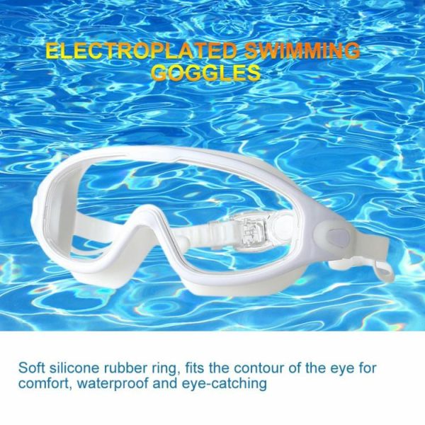 Pool & Accessories |   Flat Light Snorkeling Diving Goggles Adjustable Adult Men Women for Water Sports