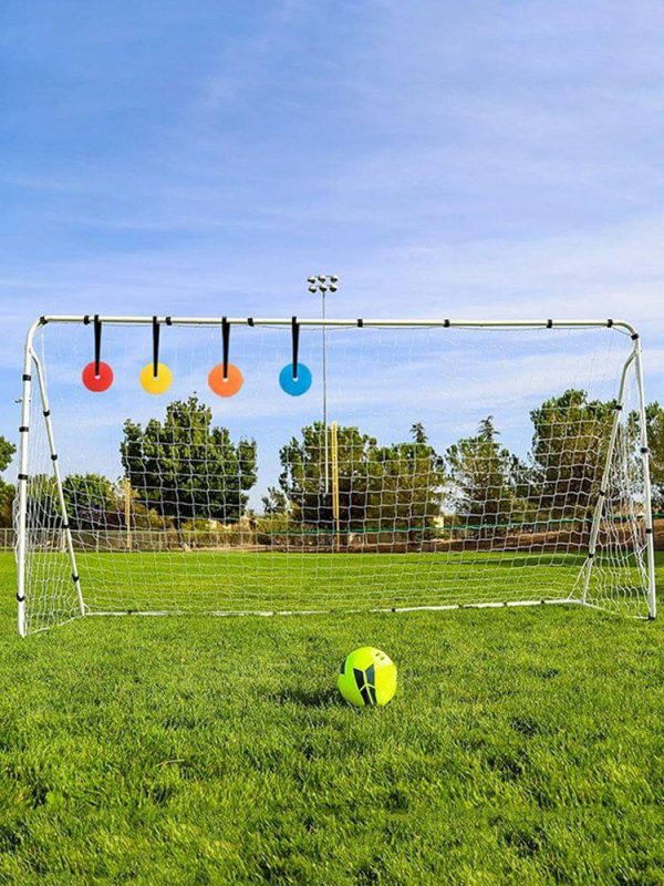 Soccer |   1 Set Shooting Goal Target Discs with Rope for Lacrosse Hockey Soccer Baseball