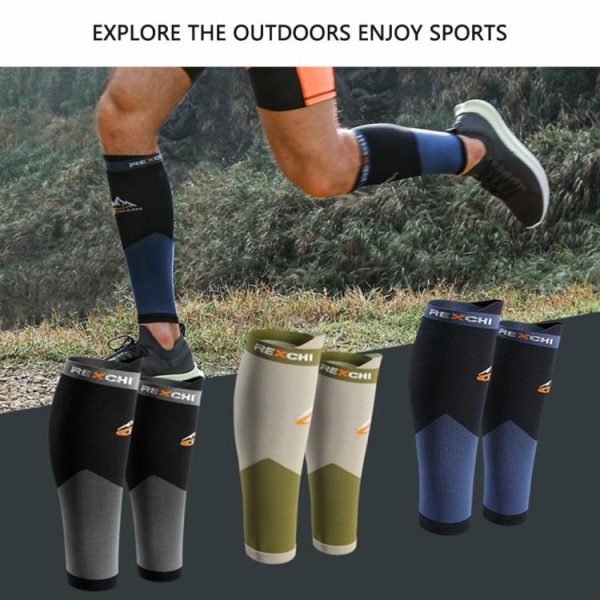 Soccer |   Calf Support Socks UV Protection Breathable Shin Guards Sock Outdoor Accessories