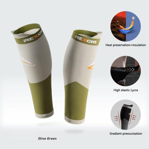 Soccer |   Calf Support Socks UV Protection Breathable Shin Guards Sock Outdoor Accessories