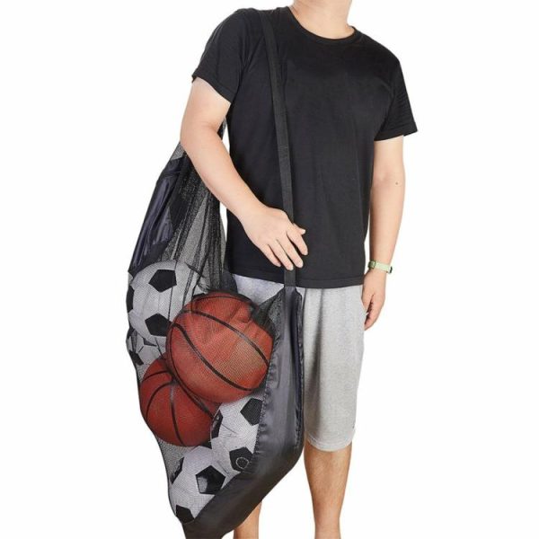 Soccer |   Drawstring Bags Extra Large Sports Ball Bag for Holding Basketball Football