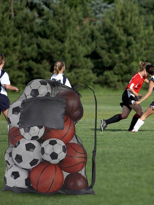 Soccer |   Drawstring Bags Extra Large Sports Ball Bag for Holding Basketball Football