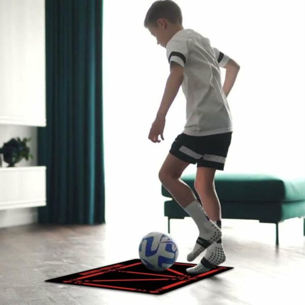 Soccer |   Dribble Training Mat Non-Slip Ball Control Footstep Mat Indoor Ourdoor Equipment