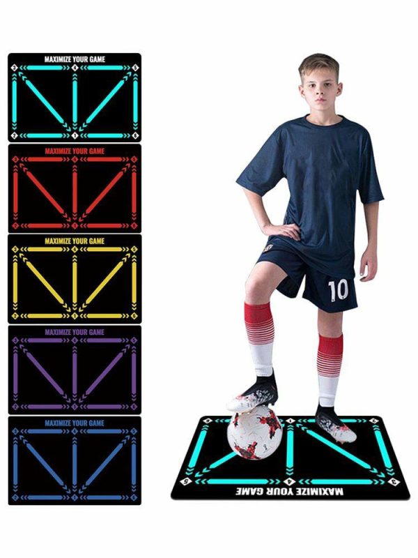 Soccer |   Dribble Training Mat Non-Slip Ball Control Footstep Mat Indoor Ourdoor Equipment