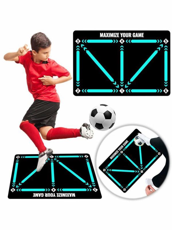 Soccer |   Dribble Training Mat Non-Slip Ball Control Footstep Mat Indoor Ourdoor Equipment