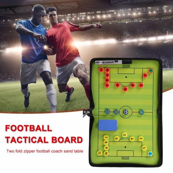 Soccer |   Foldable Magnetic Football Training Board Soccer Coach Match Training Clipboard