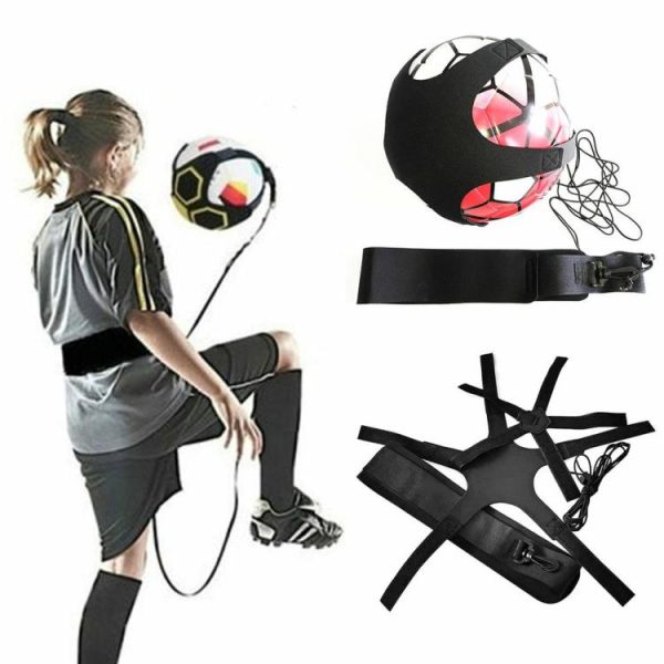 Soccer |   Football Ball Belt Adjustable Fits Ball Size 3 4 5 for Juggling Kicking Practice