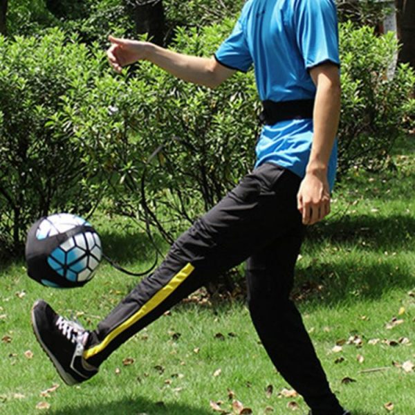 Soccer |   Football Ball Belt Adjustable Fits Ball Size 3 4 5 for Juggling Kicking Practice