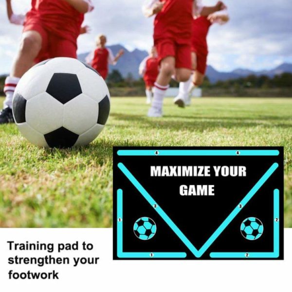 Soccer |   Football Training Mat Non Slip Football Training Footstep Mat for Indoor Outdoor