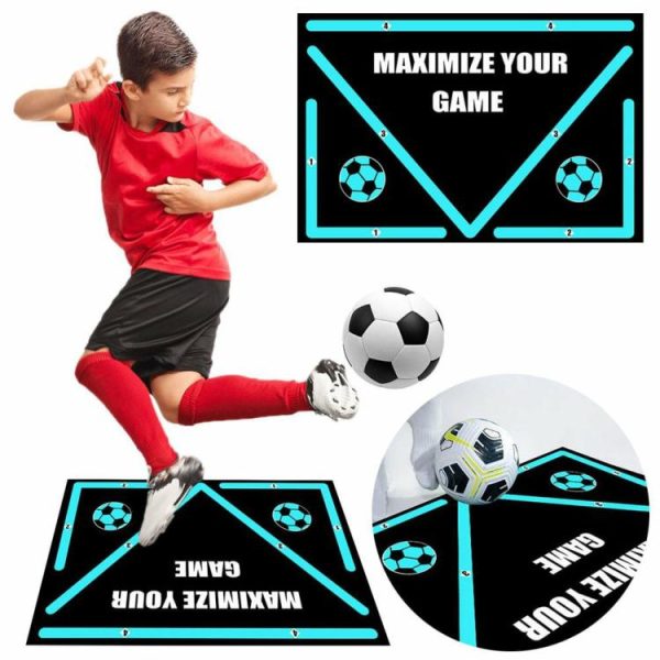 Soccer |   Football Training Mat Non Slip Football Training Footstep Mat for Indoor Outdoor