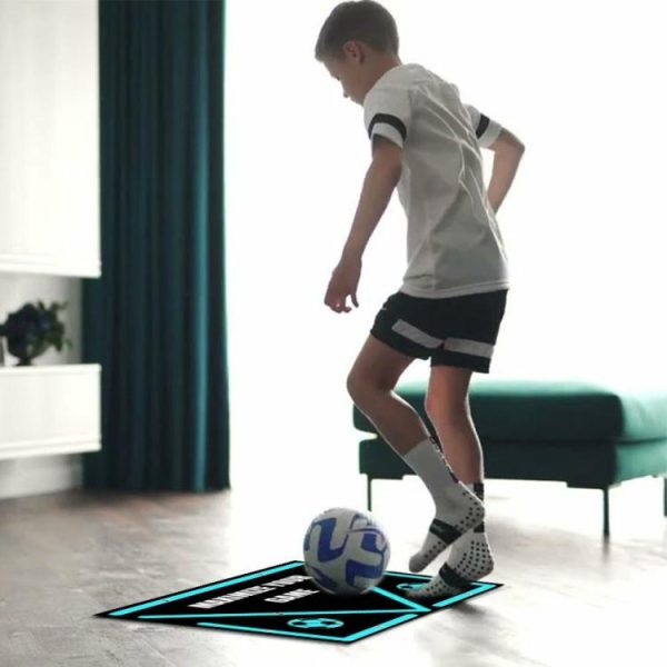 Soccer |   Football Training Mat Non Slip Football Training Footstep Mat for Indoor Outdoor