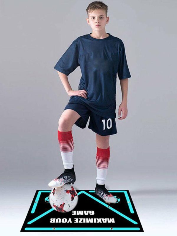 Soccer |   Football Training Mat Non Slip Football Training Footstep Mat for Indoor Outdoor